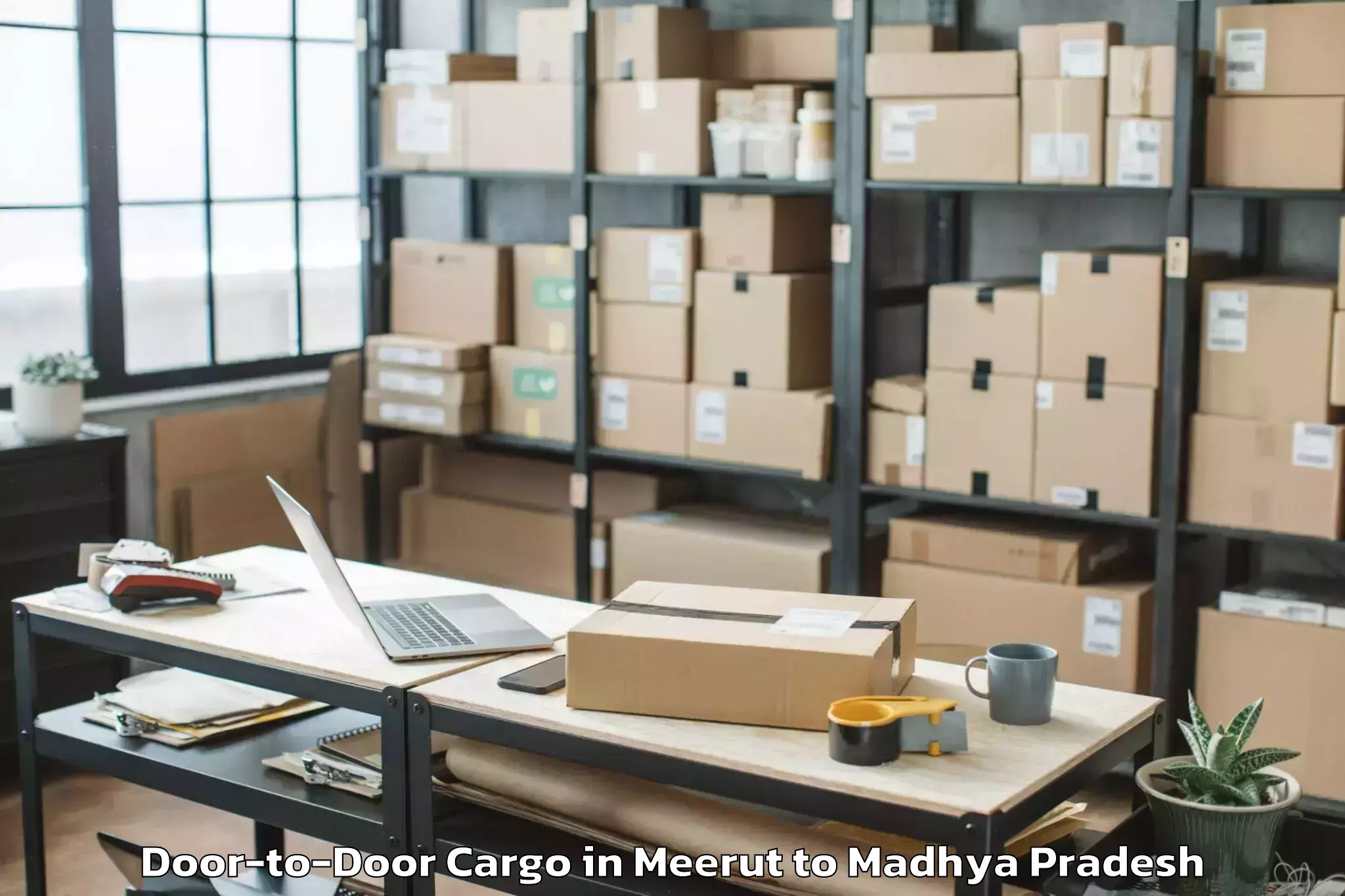 Affordable Meerut to Devi Ahilya Vishwavidyalaya In Door To Door Cargo